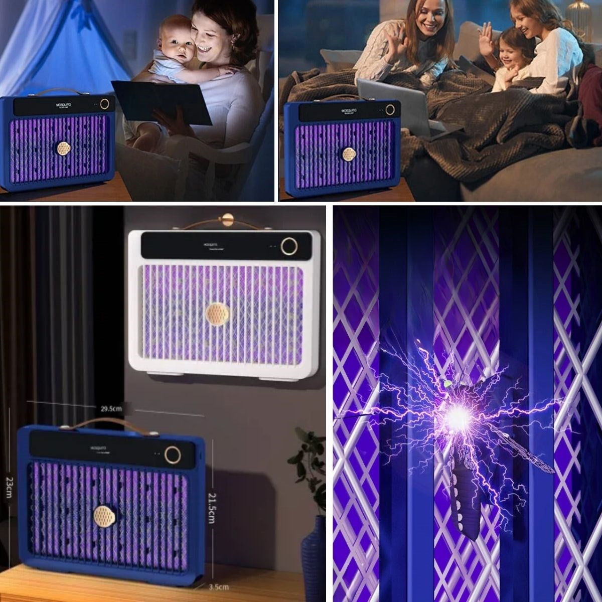 BUFFER® 4000mAh Şarj Edilebilir Kablosuz 3000V Yüksek Güçlü Elektrikli Sivrisinek Öldürücü Sivrisinek Öldürme Lambası,Sinek Kıran BG-009 2000 mah