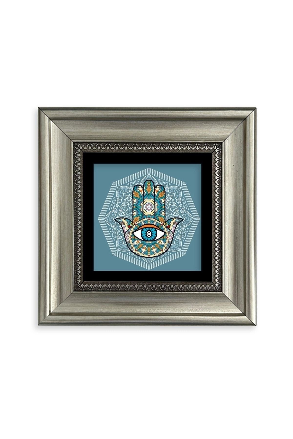 Fatma Ana Eli Çerçeveli Taş Tablo 20 cm