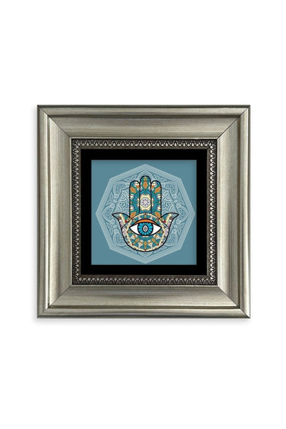 Fatma Ana Eli Çerçeveli Taş Tablo 20 cm