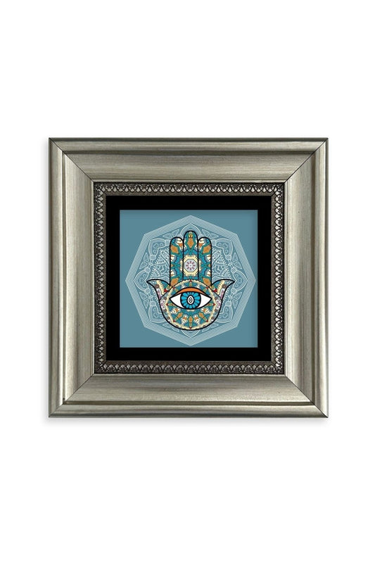 Fatma Ana Eli Çerçeveli Taş Tablo 20 cm