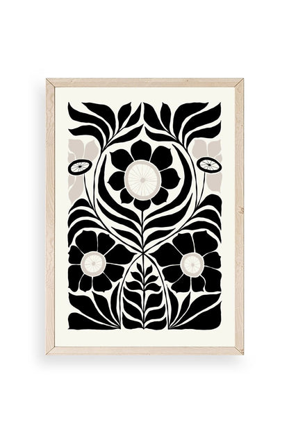 Desen Ahşap Çerçeveli Tablo 50 x 70