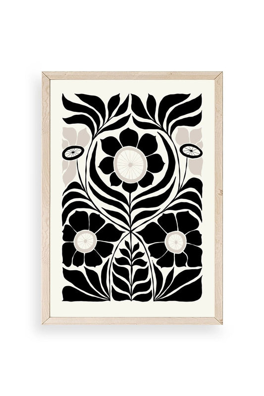 Desen Ahşap Çerçeveli Tablo 50 x 70