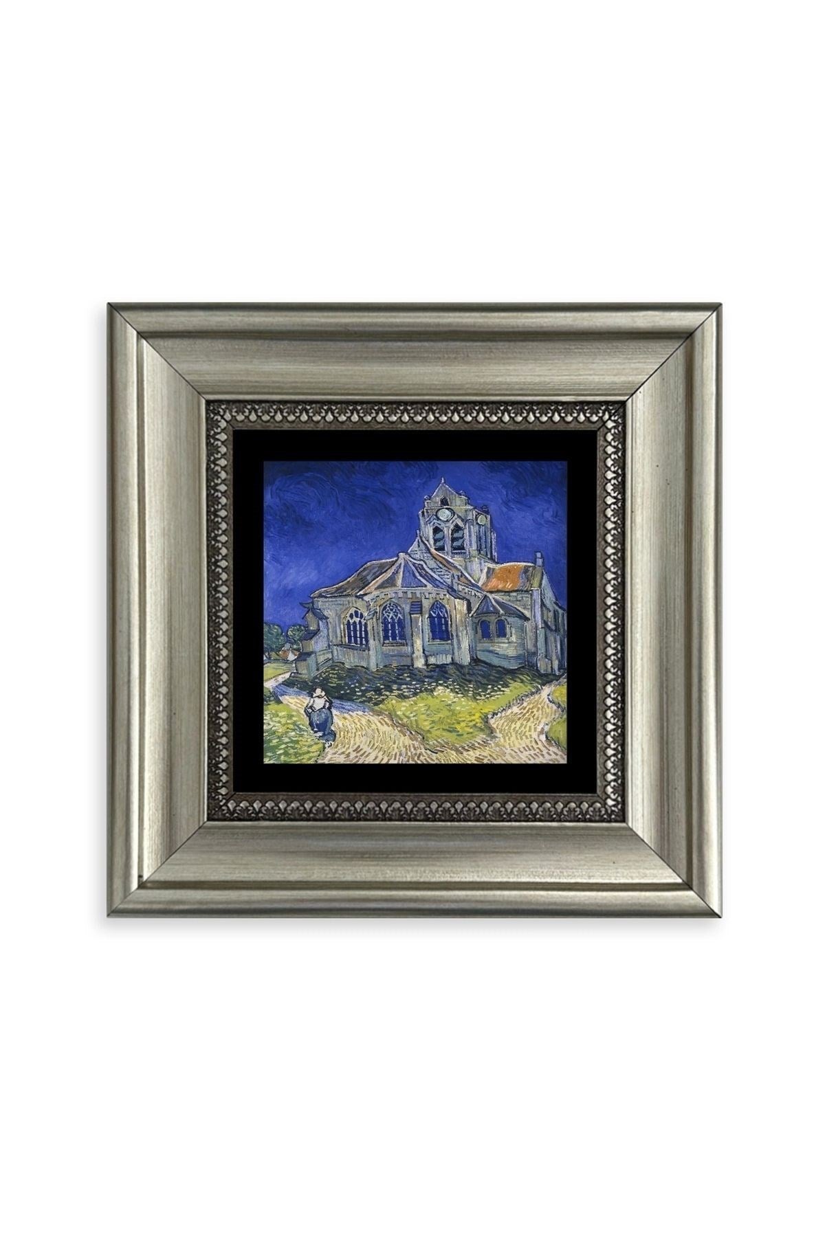 Van Gogh Çerçeveli Taş Tablo 20 cm