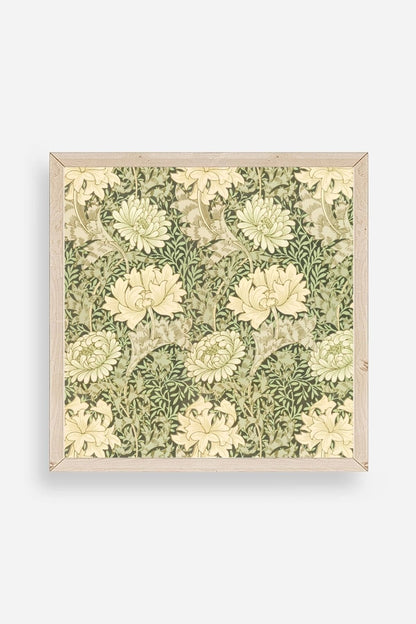 Çiçek Ahşap Çerçeveli Tablo 23 x 23