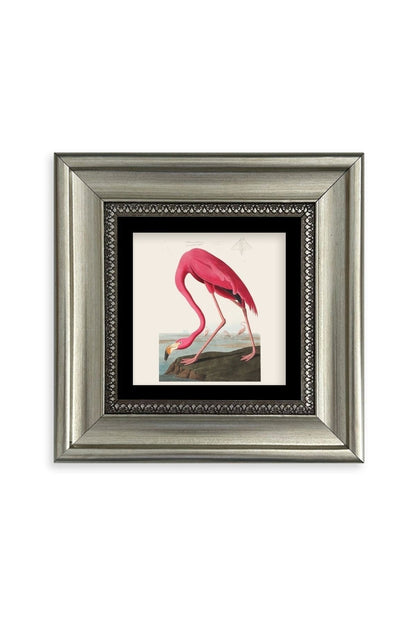 Flamingo Çerçeveli Taş Tablo 20 cm
