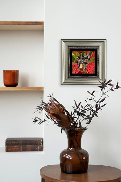 Kaplan Çerçeveli Taş Tablo 20 cm