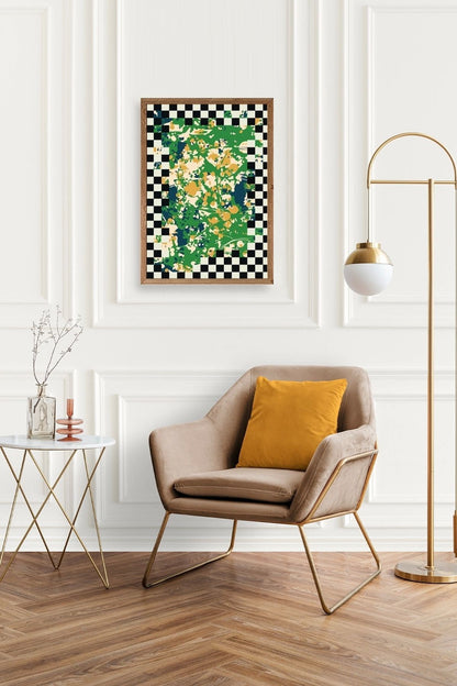 Desen Ahşap Çerçeveli Tablo 50 x 70