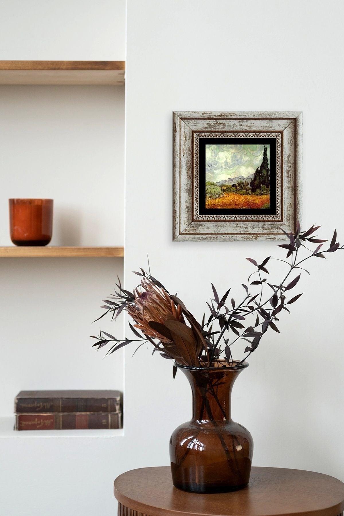 Gustav Klimpt Çerçeveli Taş Tablo 20 cm