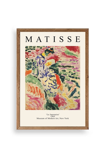 Henri Matisse Ahşap Çerçeveli Tablo 50 x 70