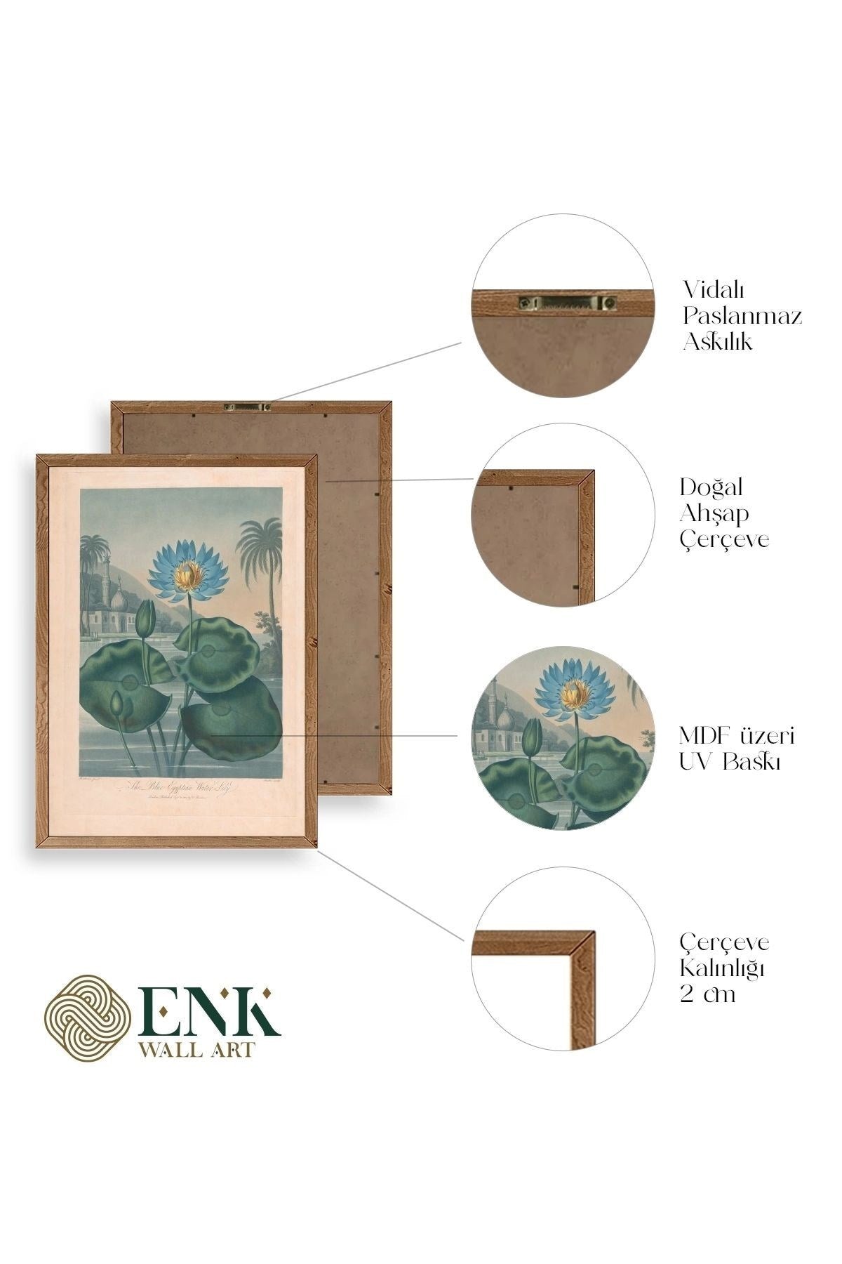 Joseph Constantine Ahşap Çerçeveli Tablo 17 x 23