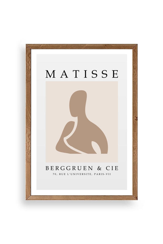 Modern Ahşap Çerçeveli Tablo 30 x 42