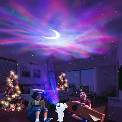 BUFFER® Stickerlı ,Kumandalı ASTRONOT Model Gece Lambası