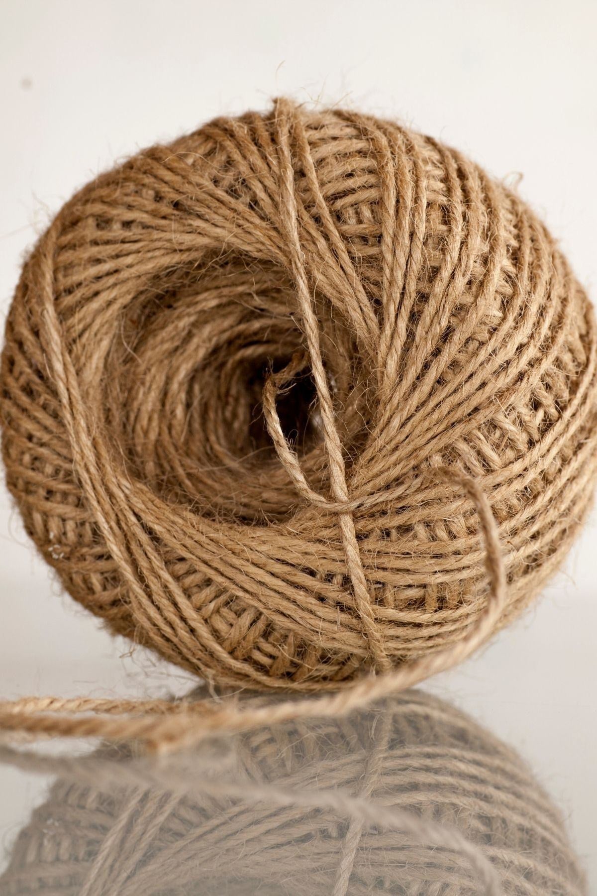 Jut İpi 100 gr Doğal İp, Çuval İp, Hasır İp, Hasır Renk 4 Adet