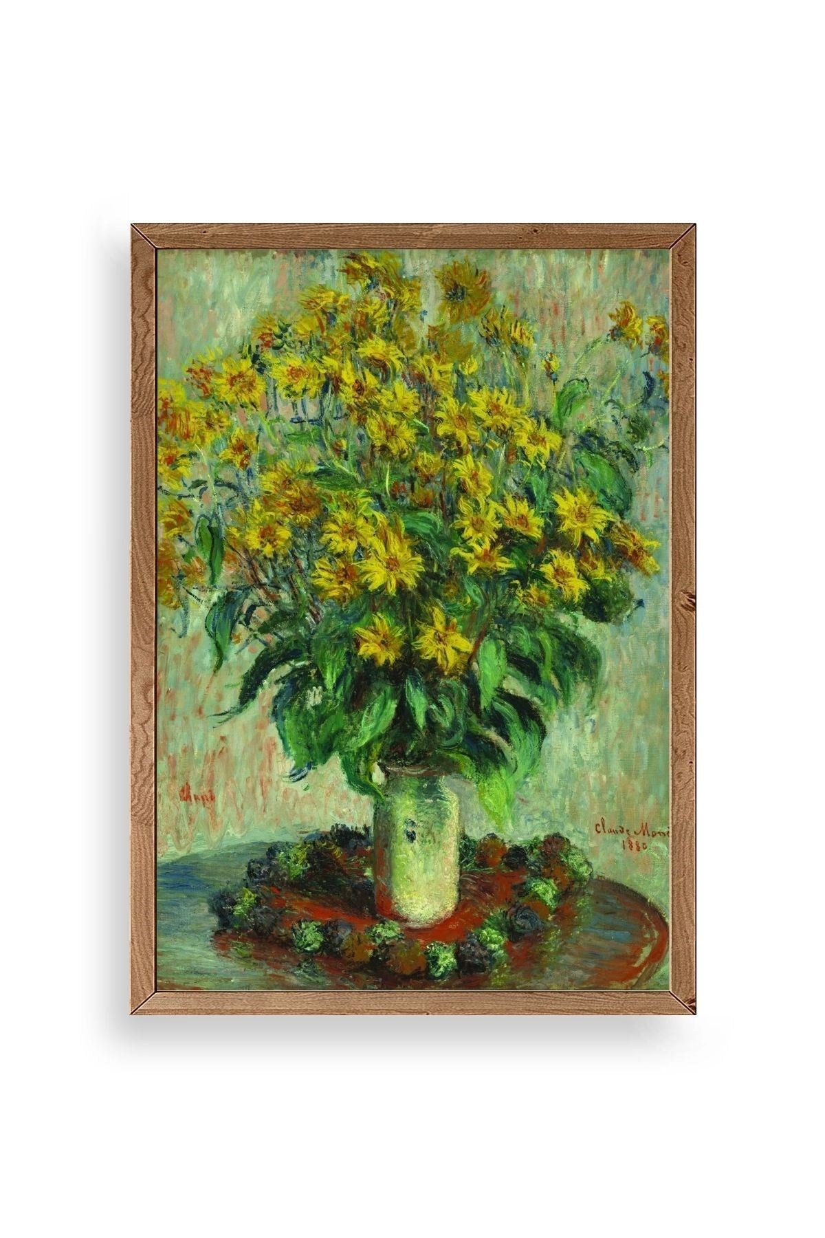 Ağaç Ahşap Çerçeveli Tablo 30 x 42