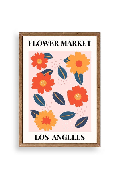 Çiçek Ahşap Çerçeveli Tablo 30 x 42