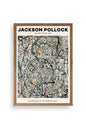 Jackson Polloc Ahşap Çerçeveli Tablo 30 x 42