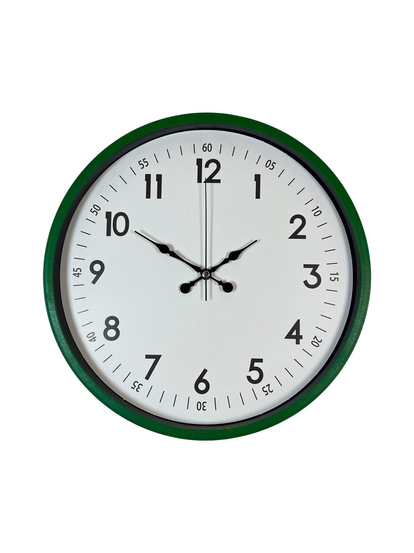 Zentime 36 Cm Yeşil Dekoratif Duvar Saati