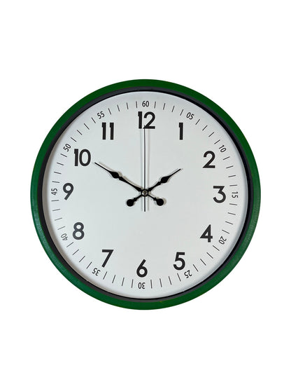 Zentime 36 Cm Yeşil Dekoratif Duvar Saati