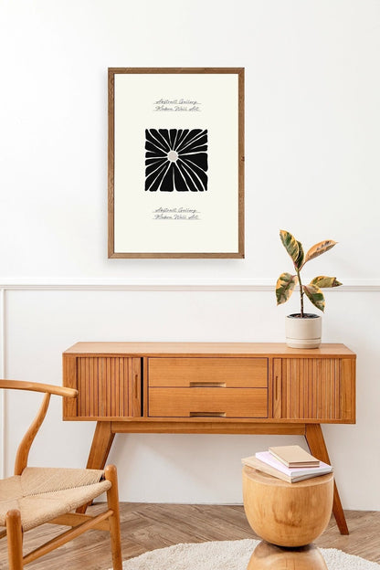 Çiçek Ahşap Çerçeveli Tablo 50 x 70