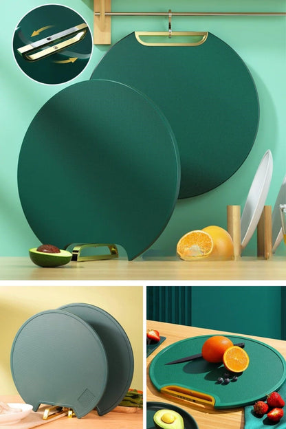 BUFFER® Mutfak Sebze,Meyve,Et,Balık,Ekmek Doğrama Kesme Tahtası Standlı Kesim Panosu