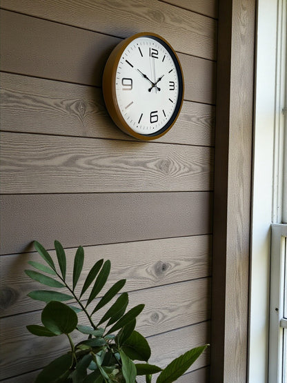 Zentime 36 Cm Kahverengi Dekoratif Duvar Saati