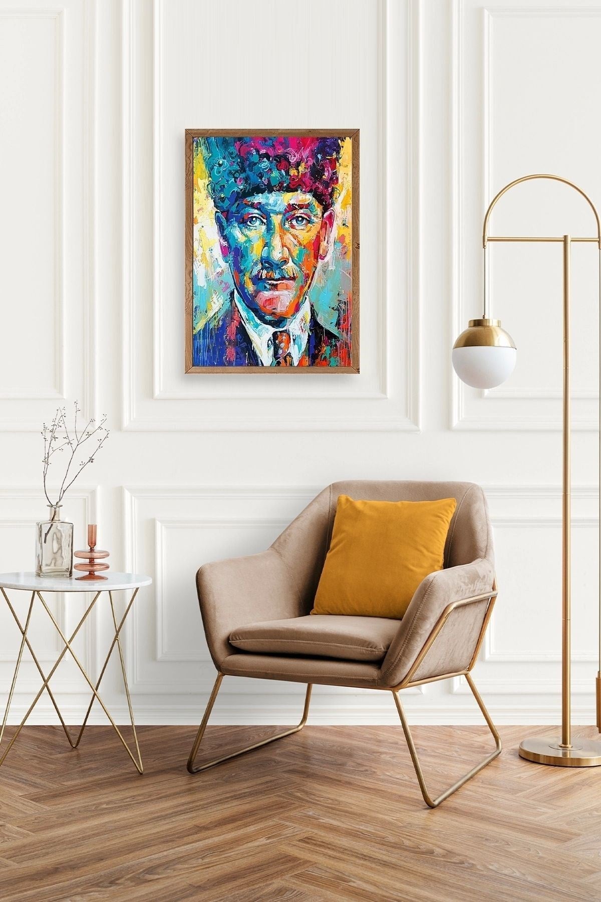 Atatürk Ahşap Çerçeveli Tablo 50 x 70