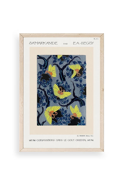 E. A. Seguy Ahşap Çerçeveli Tablo 17 x 23