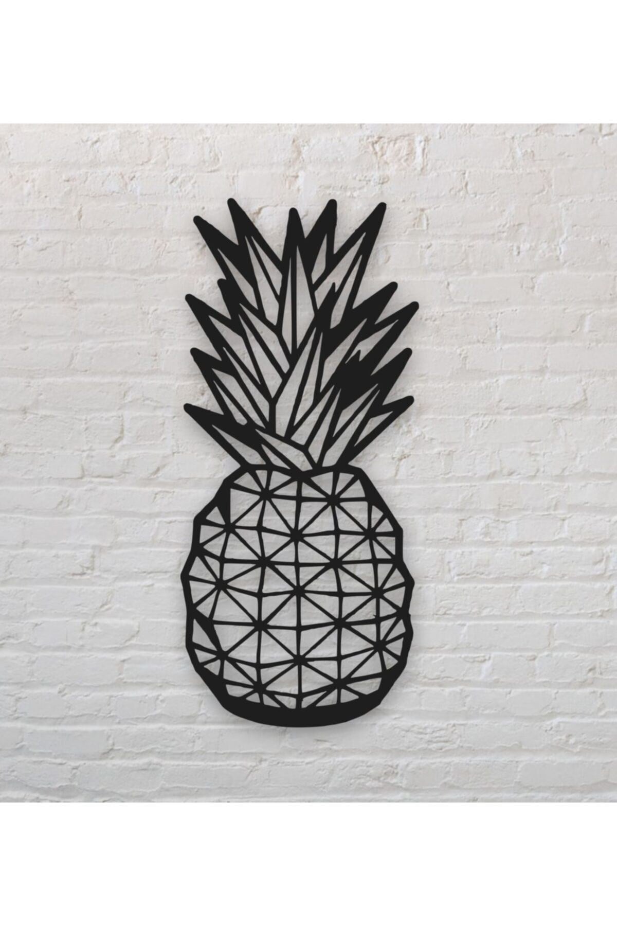Ananas Şekilli Ahşap Duvar Dekoru 140 x 200