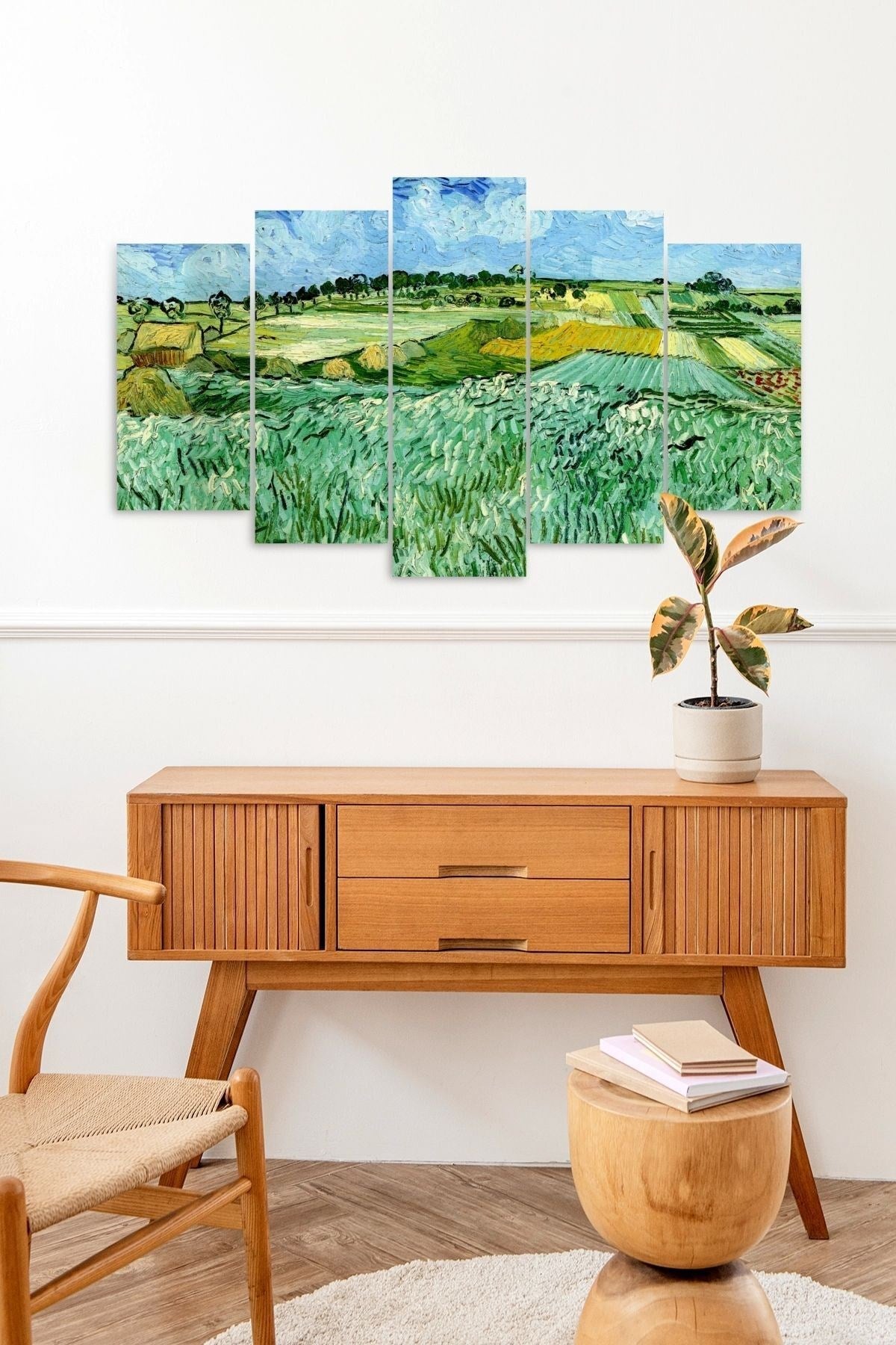 Manzara 5 Parçalı Mdf Tablo 60 x 100