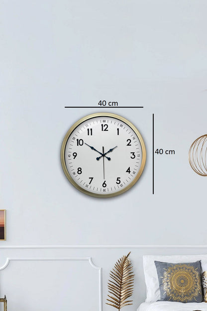 Zentime 40 Cm Eskitme Vintage Duvar Saati