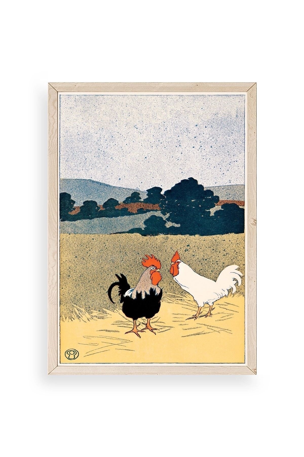 Edward Penfield Ahşap Çerçeveli Tablo 23 x 30