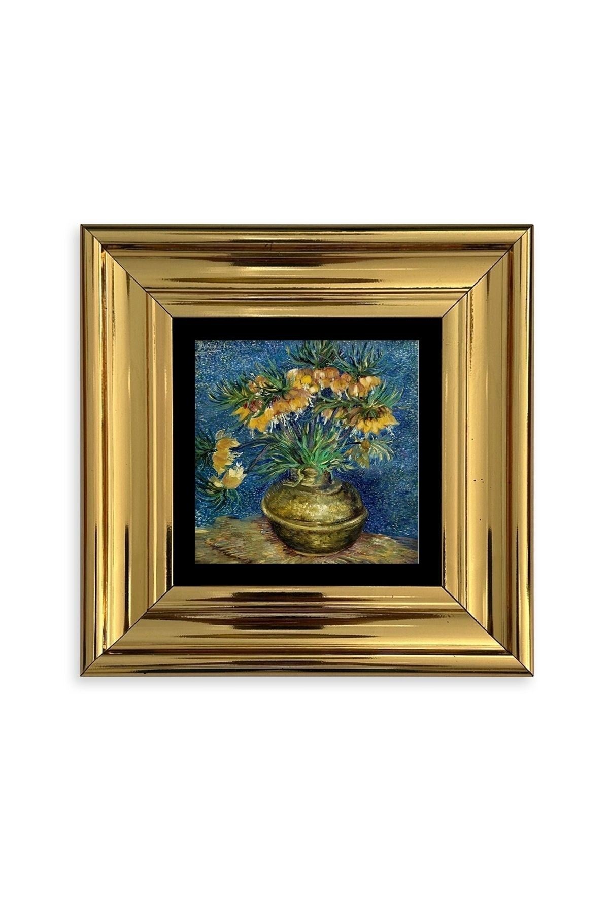 Van Gogh Çerçeveli Taş Tablo 20 cm