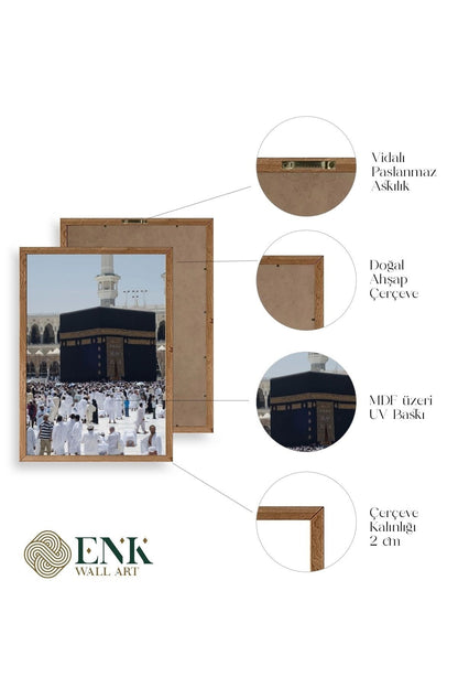 Kabe Ahşap Çerçeveli Tablo 30 x 42