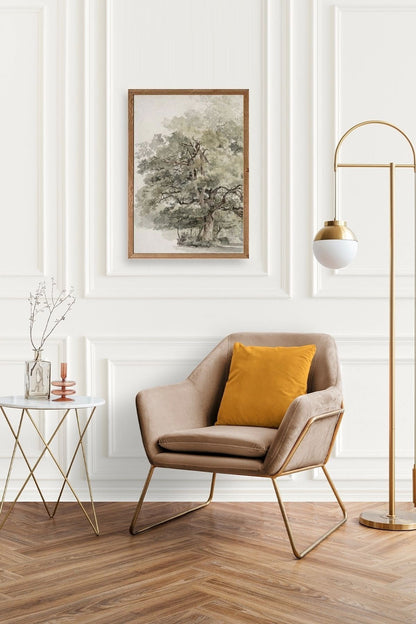 Ağaç Ahşap Çerçeveli Tablo 23 x 30