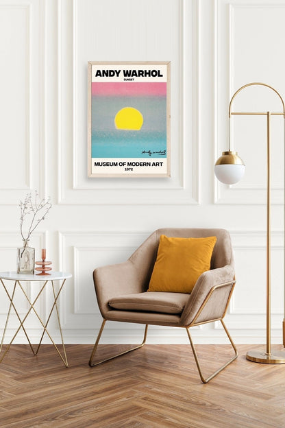 Andy Warhol Ahşap Çerçeveli Tablo 30 x 42