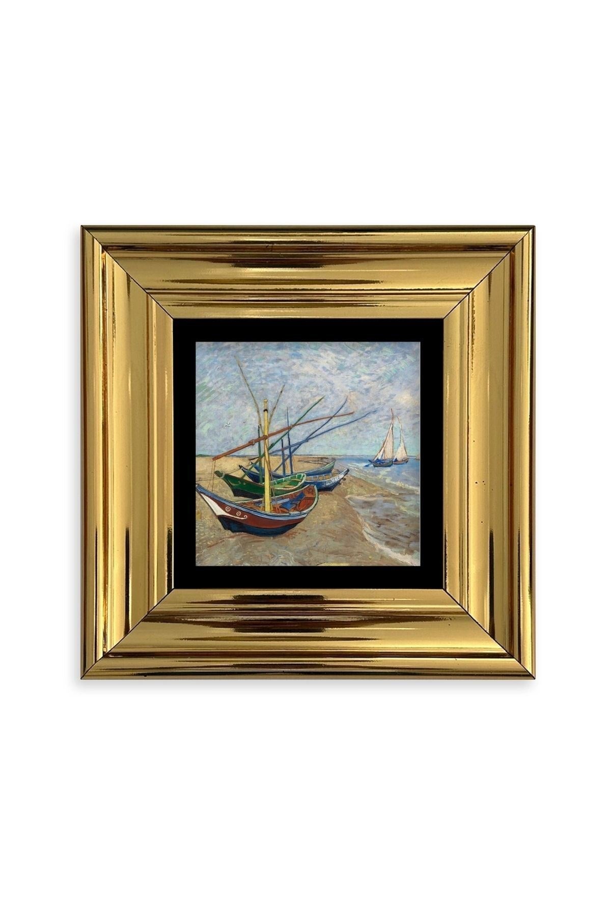 Van Gogh Çerçeveli Taş Tablo 20 cm