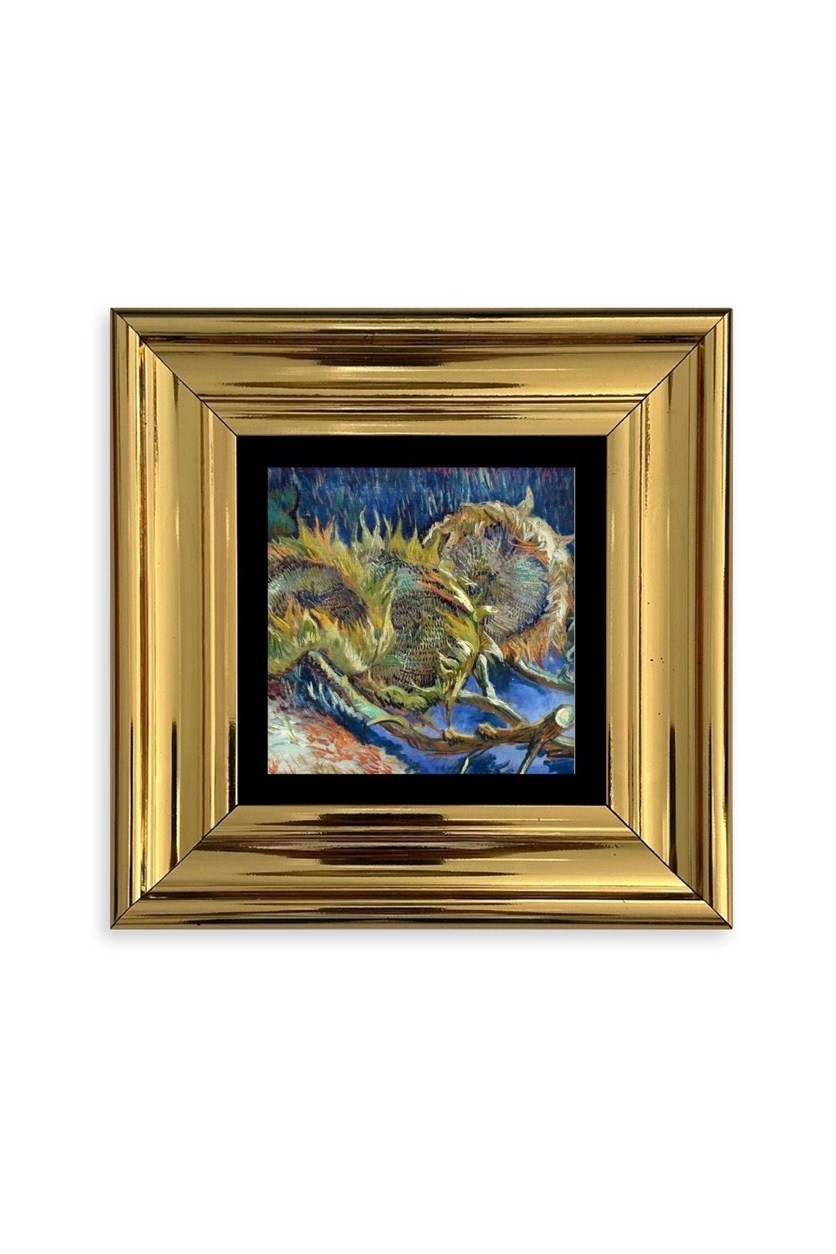Van Gogh Çerçeveli Taş Tablo 20 cm
