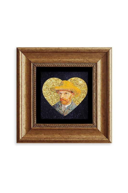 Van Gogh Çerçeveli Taş Tablo 20 cm
