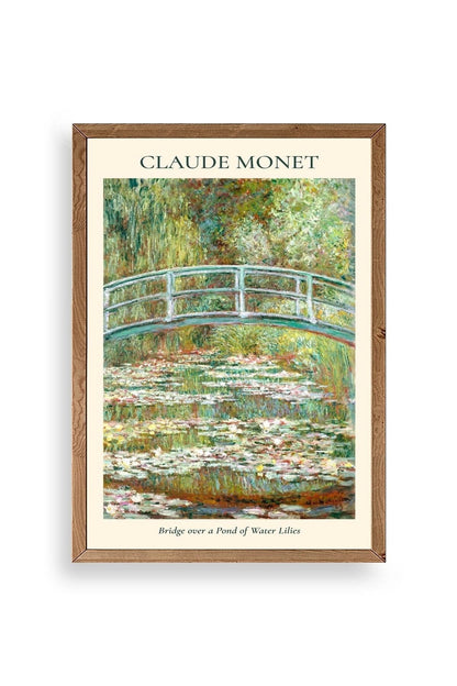 Claude Monet Ahşap Çerçeveli Tablo 23 x 30