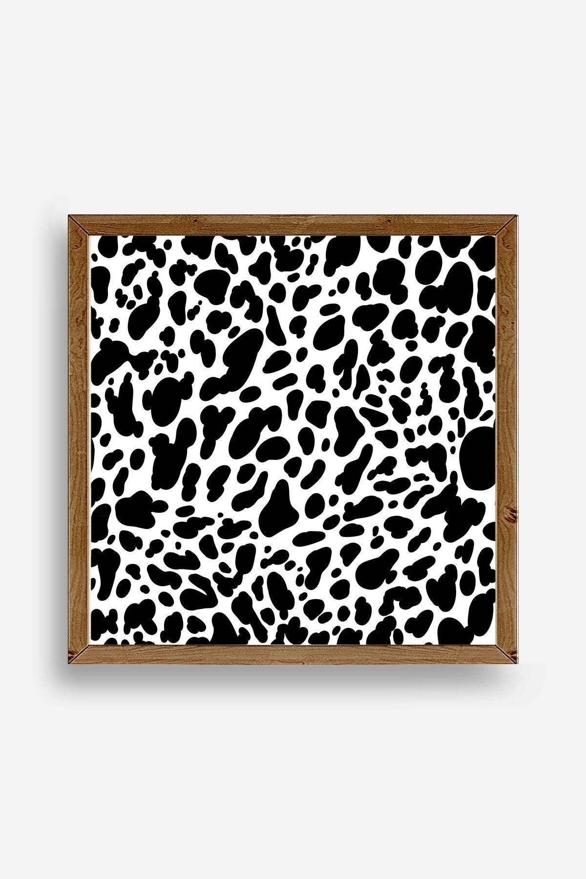 Desen Ahşap Çerçeveli Tablo 23 x 23