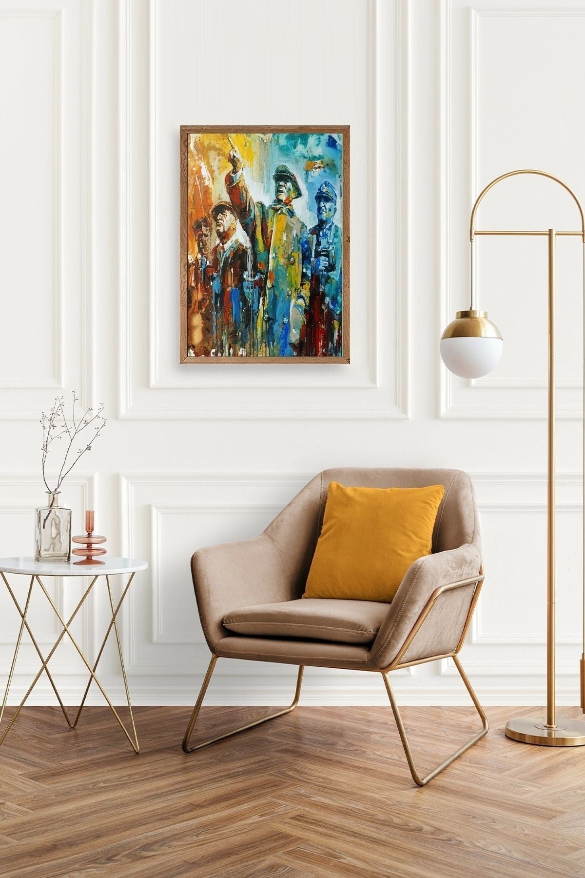 Atatürk Ahşap Çerçeveli Tablo 50 x 70