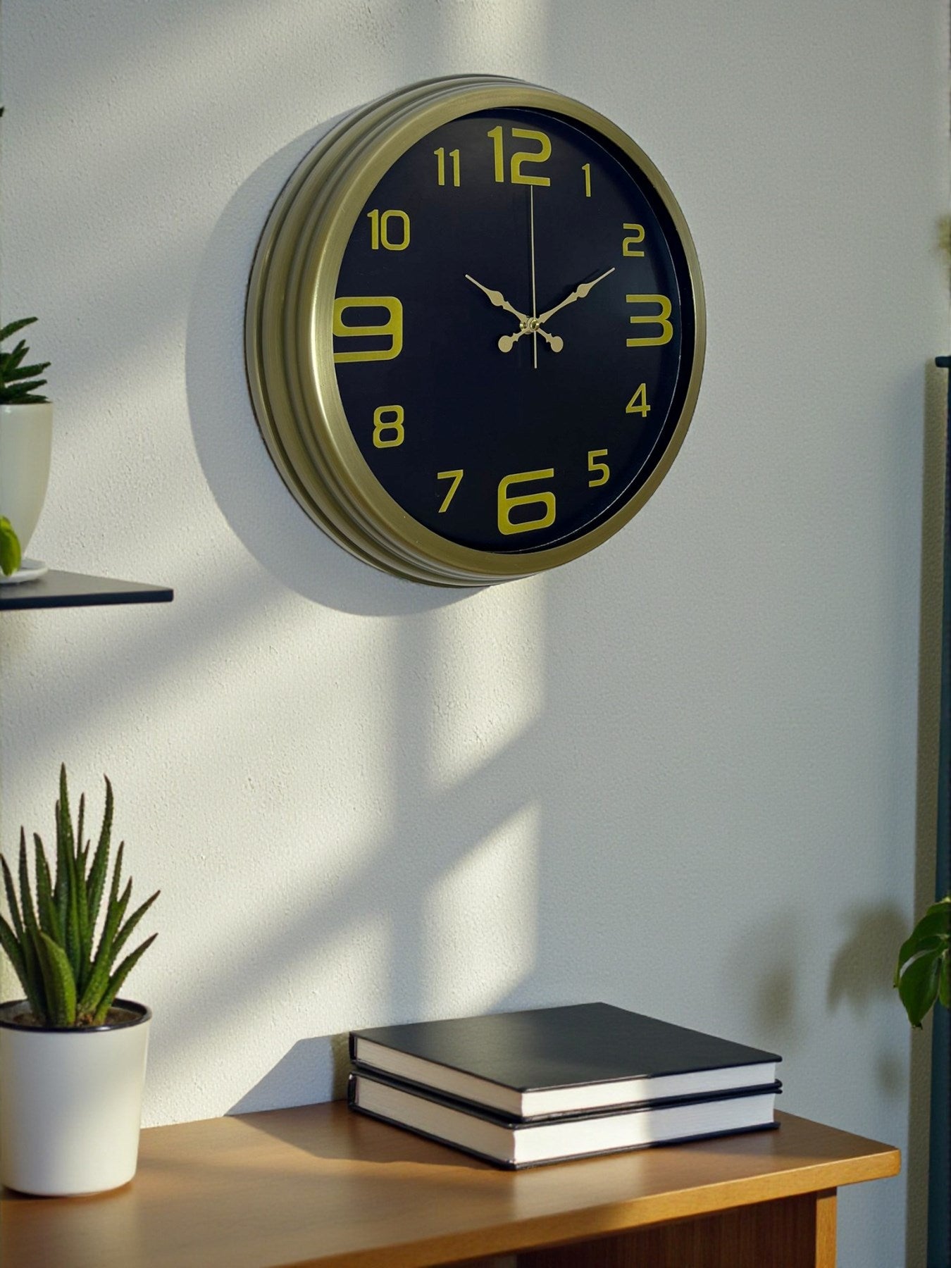 Zentime 40 Cm Metal Eskitme Vintage Duvar Saati