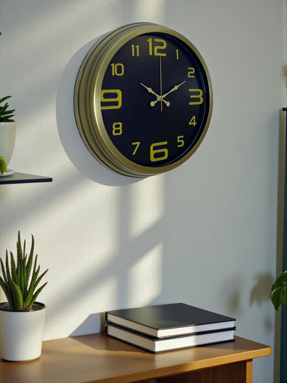 Zentime 40 Cm Metal Eskitme Vintage Duvar Saati