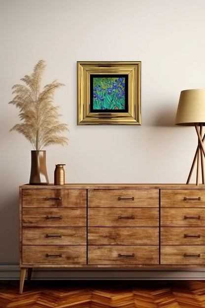 Van Gogh Çerçeveli Taş Tablo 20 cm