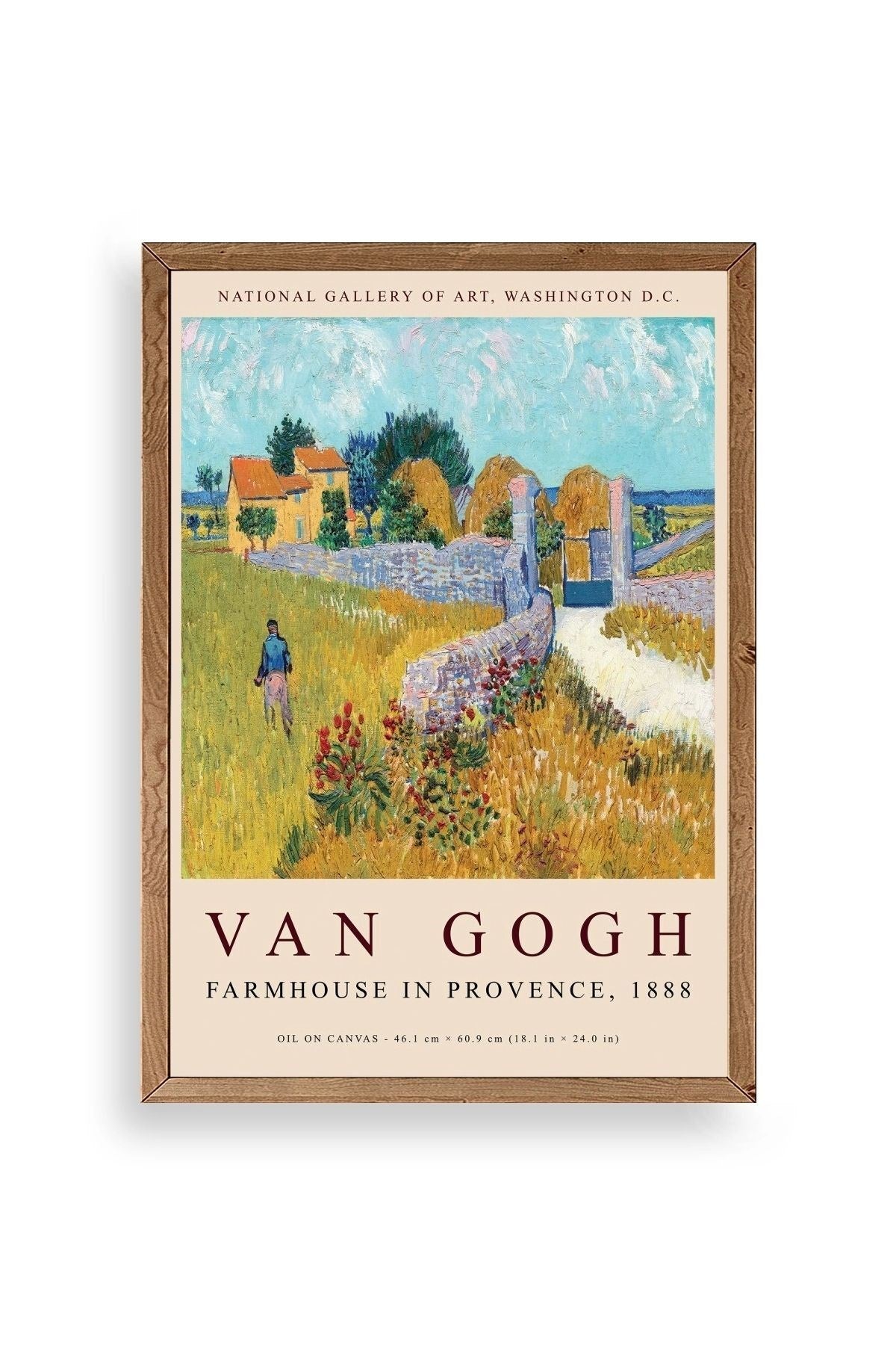 Van Gogh Ahşap Çerçeveli Tablo 30 x 42