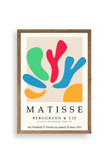 Modern Ahşap Çerçeveli Tablo 17 x 23