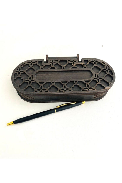 Öğretmenler Gününe Özel Tasarımlı Ahşap Kalem Kutusu