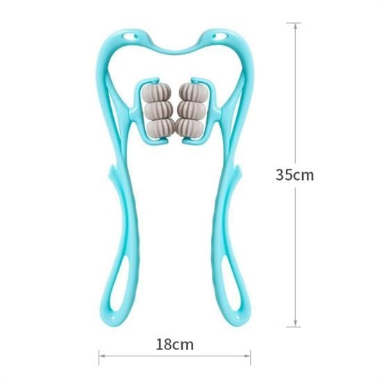 BUFFER® Çok Fonksiyonlu Manuel Altı Tekerlekli Boyun Masaj Aleti