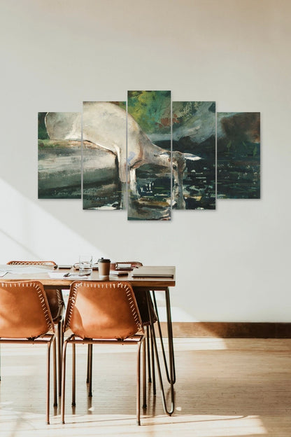Manzara 5 Parçalı Mdf Tablo 60 x 100