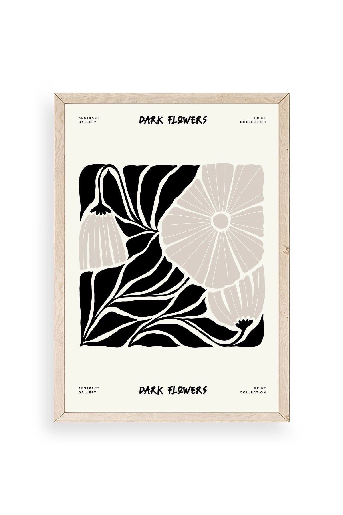 Çiçek Ahşap Çerçeveli Tablo 30 x 42